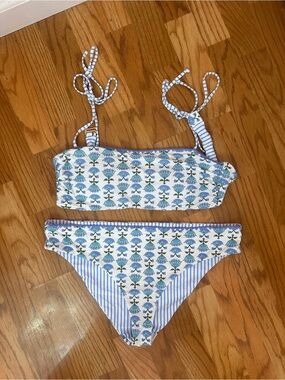 Dillards Reversible Bikini Set